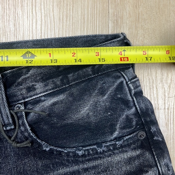 MOUSSY VINTAGE MV Odessa Wide Straight Jeans Black, SIZE 30 0894 - Picture 13 of 13